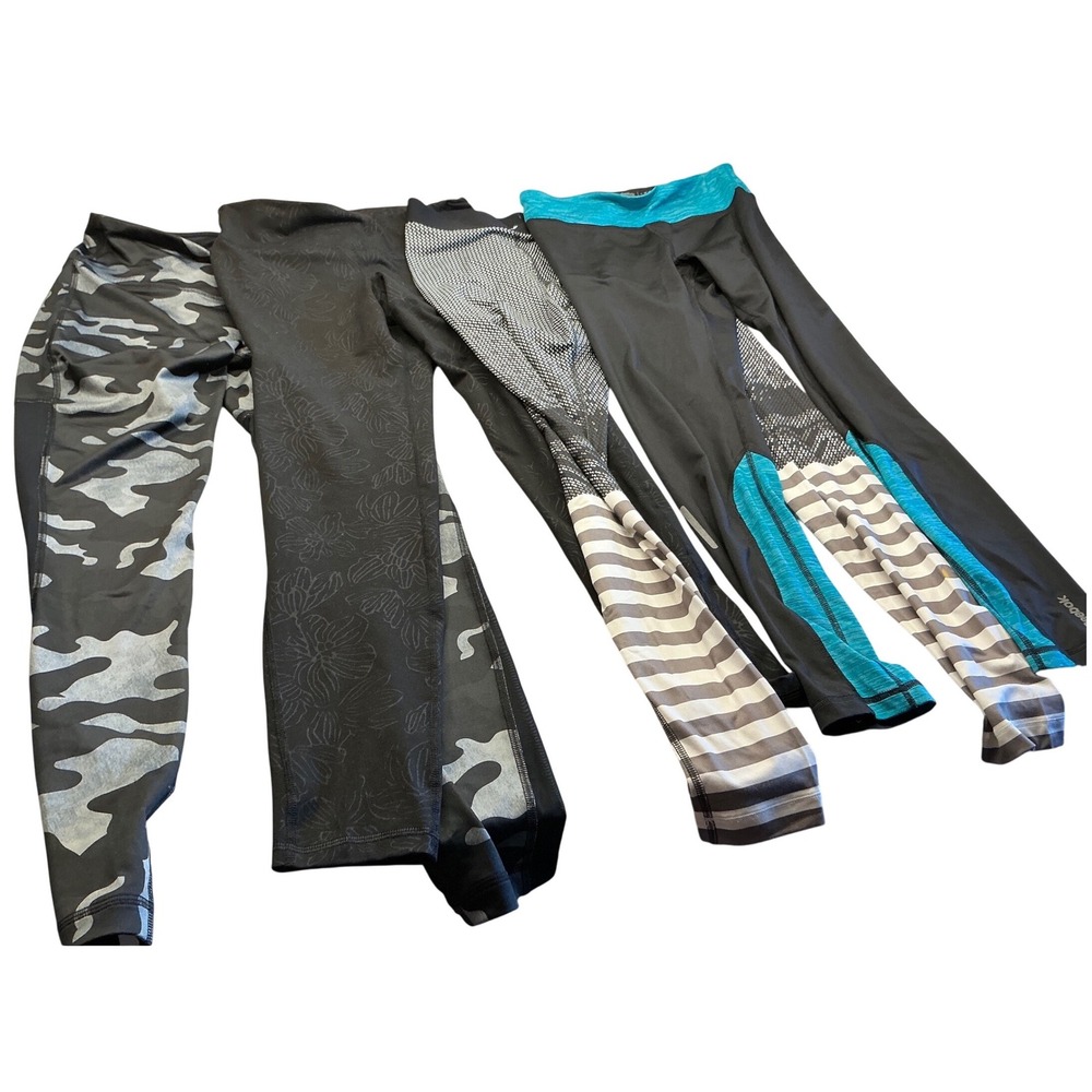 Reebok Nike Pro Old Navy Active Women's Leggings Pants Mixed Lot 4